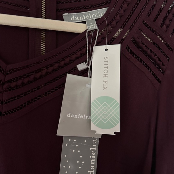 Daniele Rainn purple blouse NWT - Picture 2 of 7